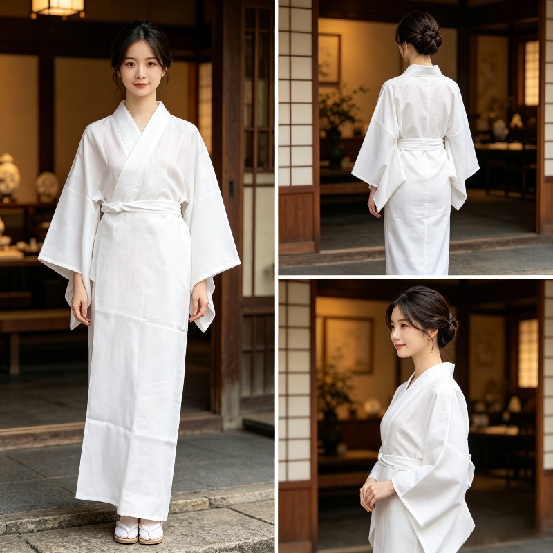 Photography Date - Kimono-Unterwäsche, vielseitige Basisunterwäsche, japanischer Yukata im