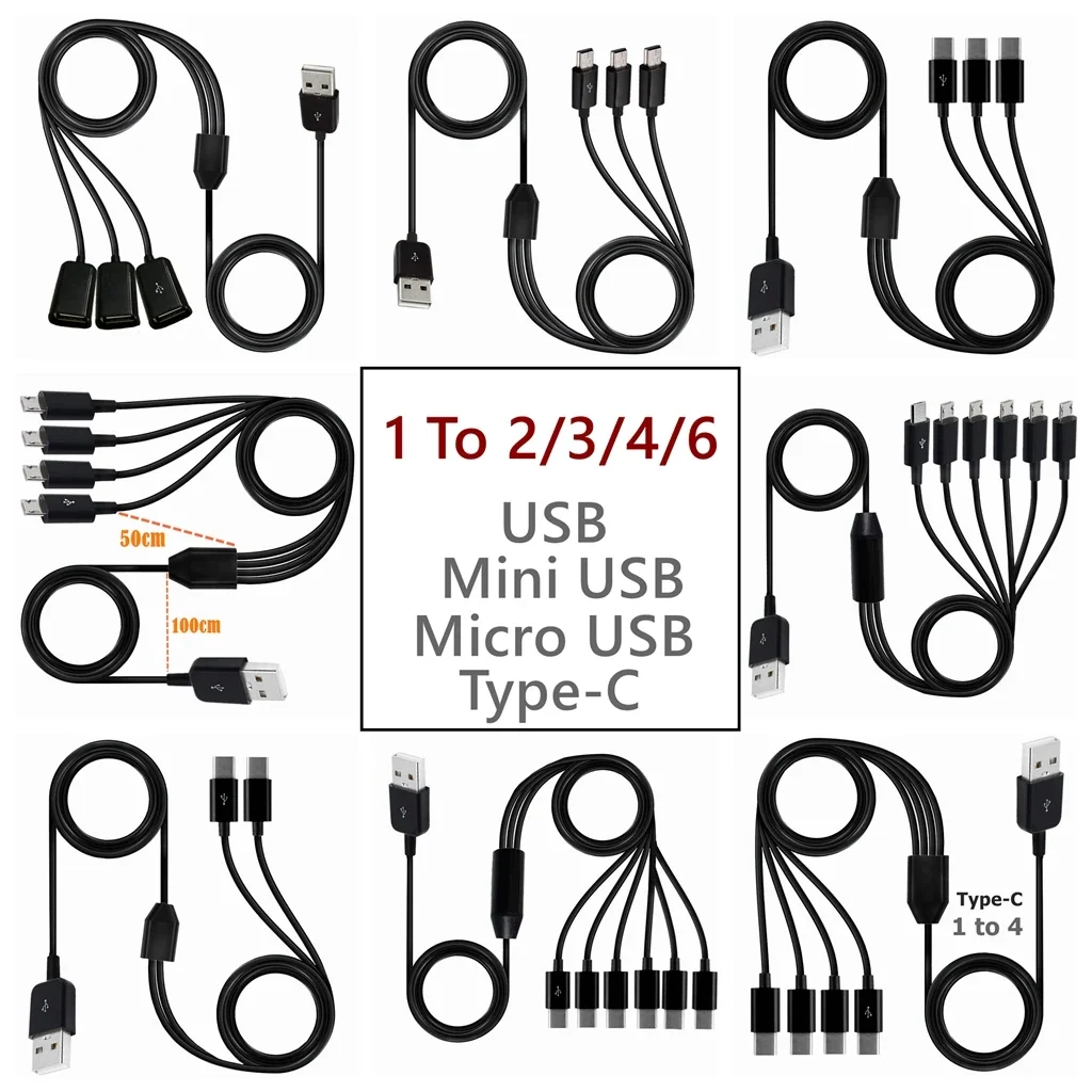 Photography Date - Typ-C 1 bis 4 6 Port