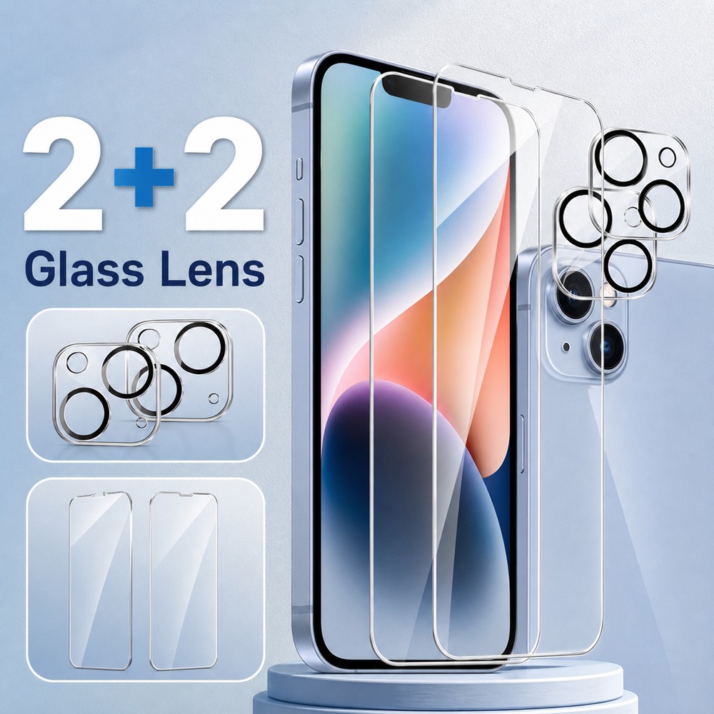 Photography Kit Huawei Pura 80 Ultra - 2+2 Stück gehärtetes Glas für HUAWEI