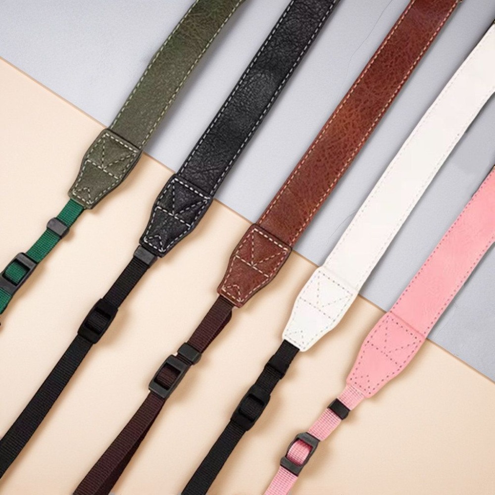 Camera Strap Leather - Für Nikon Crossbody-Zubehör PU-Leder Kamera-Schultergurt für