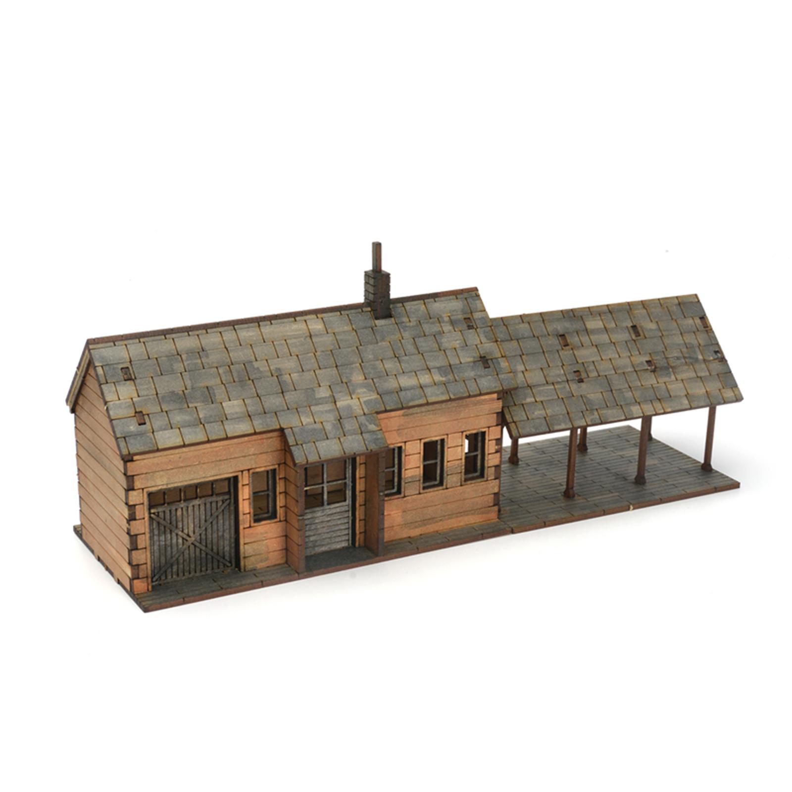 Photography Desk - Architekturmodell im Maßstab 1:72, Architekturszenenmodell, Holzmalerei,