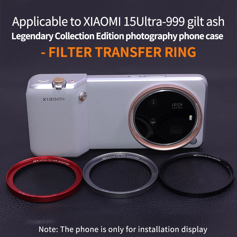 Photography Xiaomi 15 - Objektivadapter-Fotografie-Set für Xiaomi 15 Ultra 67