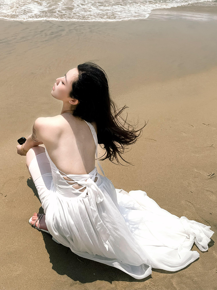 Photography Bali - Bali Strandkleid Rückenfreies Kleid für Damen,