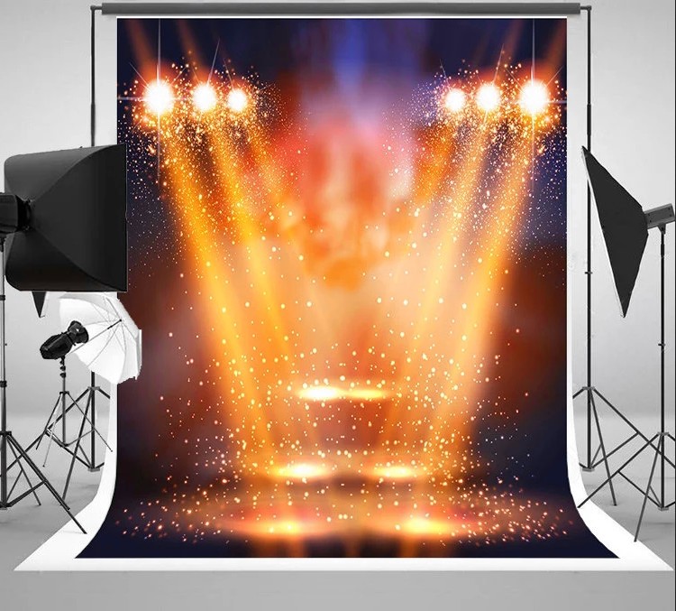 DJ Gold LED Bühne Bokeh Neonli – Photography Award Bewertung und Preis