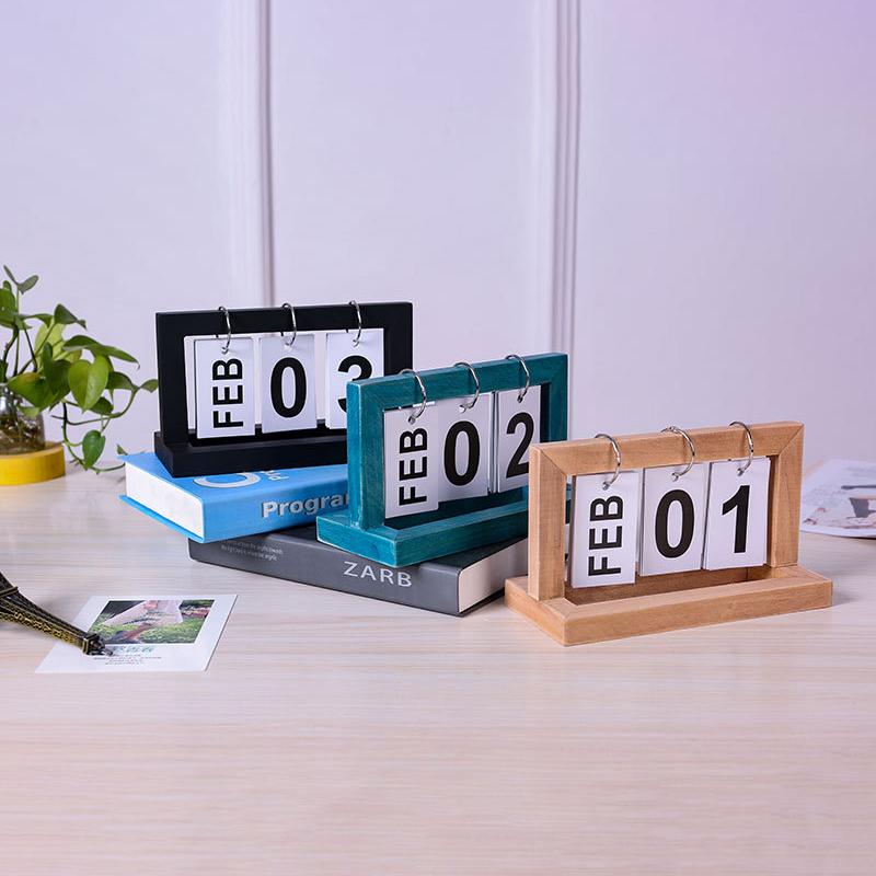 Holz-Ewiger Kalender mit Umblä – Photography Date Bewertung und Preis