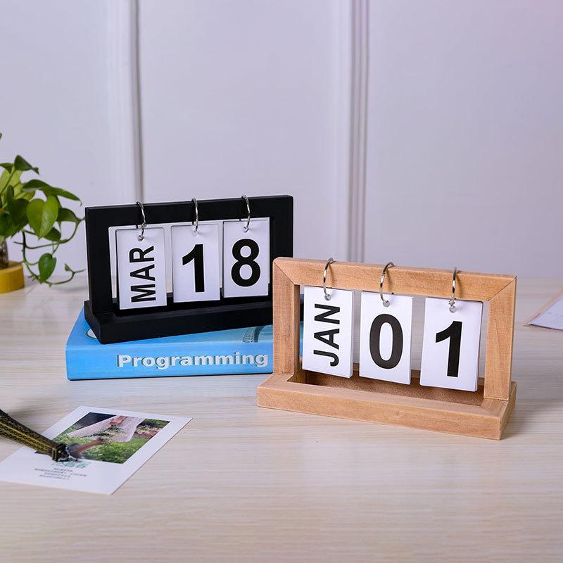 Holz-Ewiger Kalender mit Umblä – Photography Date Bewertung und Preis
