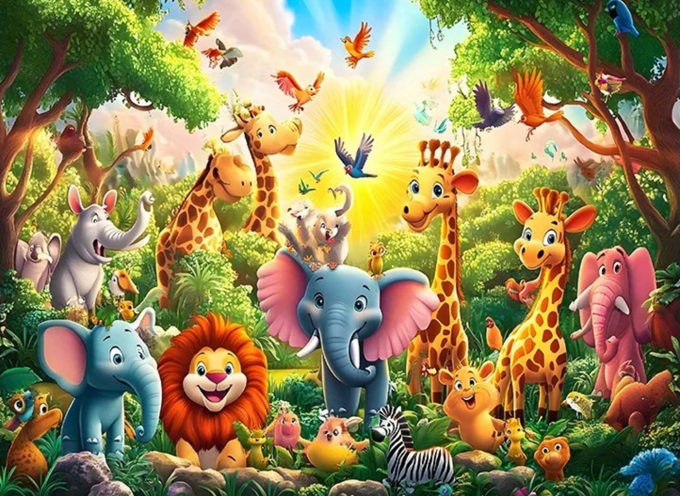 Bunter Wildtier-Zoo Giraffen-E – Photography Zoo Bewertung und Preis