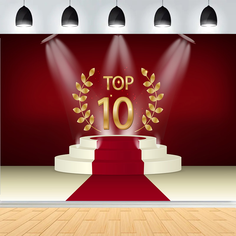 Roter Teppich, Bühne, leuchten – Photography Award Bewertung und Preis