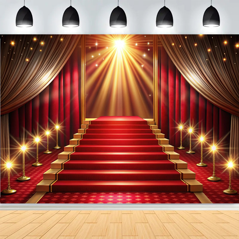 Roter Teppich Bühne mit Strahl – Photography Award Bewertung und Preis