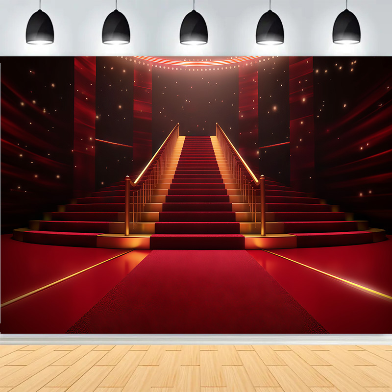 Roter Teppich Bühne mit Strahl – Photography Award Bewertung und Preis