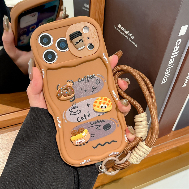 3D Cartoon Brot Handyhülle mit – Camera Wrist Strap Bewertung und Preis