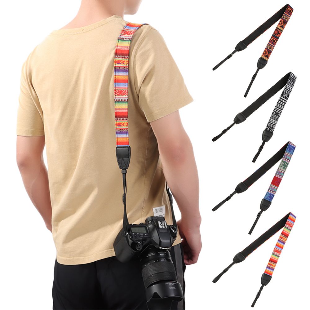 Ethnischer Stil Verstellbares  – Camera Strap Leather Bewertung und Preis